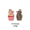 Colgante Serie Día de San Valentín Corazón Enano DIY Aleación Esmalte Accesorios de Joyería Llavero Colgante Transfronterizo