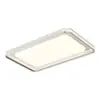 2026 Novo Modelo Cinza Prata Luz Principal para Sala de Estar, Luminária de Teto Elegante, Luz para Quarto, Pacote de Iluminação para Hall de Proteção aos Olhos