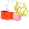 Juego de 6 moldes para hornear, molde de plástico para galletas, pasteles, mousse, anillos, verduras, galletas, ciruelas, en caja
