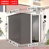 Galpão de Armazenamento de Ferramentas para Jardim Externo, Área de Serviço Externa, Casa Modular para Telhado, Casa Móvel Destacável, Fácil de Montar
