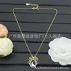 Nueva colección de collares marca D/marca Dior, disponible exclusivamente para comercio electrónico transfronterizo, productos nuevos con etiquetas originales, collar de nariz de cerdo CD al por mayor