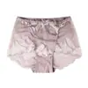 Ropa interior sexy de encaje sin costuras de cintura media popular para tallas grandes de mujer, de algodón, transparente, bragas para mujer, comercio exterior