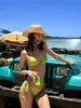 Bikini Nuevo 2026 Dividido para Mujer Cubre Vientre, Aspecto Adelgazante y Sexy Traje de Baño para Resort de Playa y Aguas Termales Envío Directo