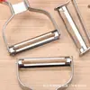 Pelador de Acero Inoxidable para el Hogar Cuchillo Pelador de Frutas para el Hogar Pelador de Frutas y Verduras Pelador de Patatas Herramientas de Cocina Mayoreo