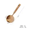 En stock juego de 8 piezas de tazas medidoras de acero inoxidable taza medidora cuchara medidora taza medidora de titanio cuchara medidora taza medidora con mango de madera suministro directo de fábrica