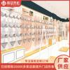 Diseño completo de tienda mesa de exhibición para tienda de ropa interior estante isla para pijamas exhibidor comercial para sujetadores y ropa interior diseño de gabinete integrado