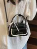 Bolsa Feminina Estilo Coreano Moda Bolsa de Mão Doce Simples Bolsa Transversal Novo Design de Nicho Versátil Bolsa de Ombro Transversal