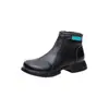Botines Bajos de Cuero Suave de Suela Plana Estilo Retro para Mujer 2026 Otoño e Invierno Nuevo Estilo Atractivos, Cómodos, Modernos y Versátiles Botas de Moda Botas de Cuero