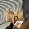 Bolsa de ombro tote nicho estilo coreano para mulheres, nova coleção outono 2026, bolsa de moto de alta qualidade, bolsa transversal para o dia a dia