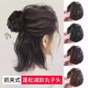 Peruca Meninas Mini Bolsa de Cabelo Presilha de Garra Anel de Peruca Cabeça de Bola Cabelo Liso Bolsa Coque Preguiçoso Cabeça de Botão de Flor Peruca