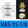 Taozhuo Ventosa de Succión al Vacío Vas-40-G1/4 Vas-55-G1/4 Vas-75-G1/4 Ventosa de Succión al Vacío Industrial