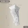 Suporte de feixe de linha PU francês imitação europeia gesso porta arqueada porta embutida curva abertura de porta coluna romana forma de decoração de capitel de coluna