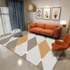 Nueva Alfombra de Piso Sala de Estar Dormitorio Lujo Ligero Alta Calidad Simple Cobertura Total Sofá Alfombra de Piso Grande Mesa de Café Limpiable Alfombra de Mesita de Noche