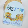 Série GuangdongGuangzhou Yangcheng Yueyun Huacheng Cenário Ímãs de Geladeira Souvenirs Turísticos Culturais e Criativos Adesivos Magnéticos