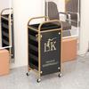 Carrito de peluquería, gabinete de herramientas para peluquería, carrito de herramientas para teñido permanente, carrito de almacenamiento móvil para salón de permanente