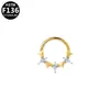 Gabe Joyería de Piercing de Aleación de Titanio G23 Transfronteriza Europea y Americana Anillo de Nariz Personalizado de Astas de Ciervo Aro de Nariz para Uso Transfronterizo de Comercio Exterior