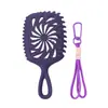 Peine Platinum Fly Mini Pequeño para Peinar el Cabello para Rizos Elásticos, Voluminizador de Raíces Capilares, Corona Alta, con Cuerda para Colgar y Diseño Hueco