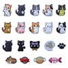Venta directa del fabricante: Charms para Zapatos de Gato Cocodrilo Hechos de Material de Goma Suave de PVC, Accesorios de Moda DIY para Zuecos
