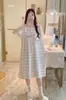 Pijamas de verano para mujer, de manga corta, finos, con dibujos animados, pequeños, frescos, bonitos, holgados, para estudiantes, ropa de casa