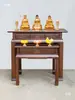 Nueva Mesa de Entrada Estilo Chino Mesa de Ofrenda Bodhisattva Mesa de Adoración Buda Mesa de Adoración Madera Maciza Gabinete Mesa Divina para Caja de Incienso Santuario Sencillo Cerca