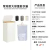 Cesto de Roupa Suja Dobrável Simples Estilo Japonês com Tampa Grande Capacidade 100L Cesto de Armazenamento de Roupa Suja Cesto de Lavanderia Tecido de Bambu