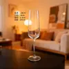 Copo de Champanhe de Novo Estilo Transfronteiriço de Luxo Leve de Alto Valor para Uso Doméstico, Copo Transparente Atmosférico para Vinho de Sobremesa, Copo Personalizado para Licores de Bar