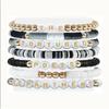 Amazon Nuevo Taylor Music 1989 Cerámica Blanda Letra Rosa Sol Sonriente Traje Pulsera SWIFTIE