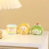 Casa Meow Meow de Postre Caja Sorpresa Gato de Dibujos Animados de Moda Adornos de Escritorio Decoraciones para Coche Regalos Creativos de Vacaciones para Niñas