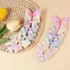 Tela de Mariposa con Brillo Láser Gretel con Materiales para Accesorios de Cabello Hechos a Mano DIY, Pinzas para el Cabello, Accesorios de Decoración para Zapatos y Sombreros, Parches