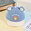 Boné de bico de pato para bebês de 1 a 3 anos, boné de beisebol com blocos de cor e aba macia, chapéu de sol unissex para bebês e crianças pequenas para uso externo, chapéu infantil