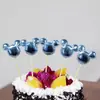 Birthday cake scene card insert love birthday cake five-pointed star PU flag decoration cake scene supplies