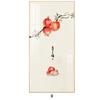 Caqui Ruyi pintura decorativa para pasillo estilo chino nuevo pasillo de entrada mural moderno minimalista para el hogar pintura colgante de porcelana de cristal