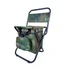 Cadeira de Gelo Portátil para Viagem ao Ar Livre com Bolsa de Armazenamento e Função de Isolamento no Encosto Cadeira Dobrável de Pesca para Lazer Três em Um