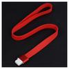 Dezhi Cordón de Silicona Porta Tarjeta de Control de Acceso Sling Porta Credencial Colgante para Cuello Insignia de Permiso de Trabajo Cuerda para Insignia Colgante Suave