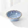 Juego de Platos para Condimentos Estilo Japonés Cambiado al Horno para Uso Doméstico Cerámica Plato Pequeño Plato para Salsa de Soja Vinagre Plato para Salsa de Dip para Hot Pot Plato para Snacks Venta al Por Mayor