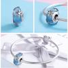 Pulsera de cuentas de cristal con flores de plata de ley s925 para mujer, venta transfronteriza, accesorios de joyería SCC862