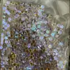 Celebridad de Internet Explosiones Fantasma de la Ópera Morado tamaño pequeño Forma Plana Diamante Super Flash Diamante Aurora Arte de Uñas Piedra Rhinestone Decoración de Uñas