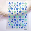 Pegatinas para Uñas Arte Sencillo Pastel Puntos Estrellas Materiales de Decoración Juguetes de Comida Desayuno Hot Dog Galletas Funda para Tableta Pegatinas para Uñas