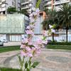 Nueva simulación flor campanilla delphinium comercio exterior 2 horquillas flor Qianxun guía de camino de boda decoración de techo flor artificial venta al por mayor