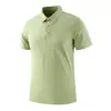 Camisa Polo Masculina de Verão para Casal, Gola Lapela Emborrachada Sem Costura, Confortável, Respirável, Casual de Negócios, Manga Curta, Botões
