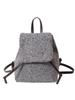 Bolsa Pequena de Lã Nicho 2024 Nova Tendência Bolsa Coreana Feminina Pequena Literária Retrô Versátil Mochila Transfronteiriça
