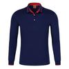 Camisa Polo Jelouka Camiseta de Manga Longa Feminina Gola Lapela Workwear de Verão Roupa de Trabalho Corporativa com Bordado de LOGO