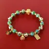 Pulsera de cloisonné gris fragante de Pekín, pulsera de esmalte cloisonné, pulsera bulliciosa de esmalte de color para pareja, novias, flores, regalo para hombres y mujeres