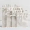 Bolsa de Lona Engrosada Organizador de Almacenamiento Bolsa con Cordón Gran Capacidad Bolsa para Arroz y Harina Regalo Cuerda de Tirar Bolsa Pequeña de Tela Personalizado
