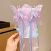 Pasador Grande de Mariposa con Flores de Seda Florales, Pin Lateral, Polilla Fluttering tipo Hada, Dulce Accesorio de Cabello de Princesa, Tocado Estilo Antiguo Hanfu