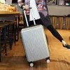 Logo de patrón al por mayor Maleta de 20 pulgadas de celebridad de Internet Maleta de carro K-style para mujer de 24 pulgadas Pequeña y fresca Maleta de viaje de cuero de 26 pulgadas