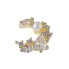 LZ nueva joyería de zirconita para uñas color de lujo ligero protección Súper Brillante cadena de borlas de estrella mariposa colgante usar accesorios para uñas