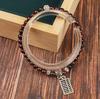 Pulsera Torthen de Calabaza Jade Pulsera Granate Antigua Pulsera Niña Estilo Chino Pulsera Cuentas de Jade