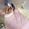 Colcha de Verão Fria Classe A em Nylon + Elastano Seda, Colcha de Ar Condicionado de Verão, Colcha Fina de Seda Gelada, Solteiro/Casal, Lavável à Máquina