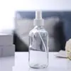 Botella Boston de Vidrio Ámbar Azul Transparente de Gran Capacidad Botella con Spray para Esterilizar y Desinfectar Botella con Bomba para Gel Hidroalcohólico y Limpiador Facial